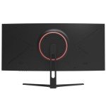 CRUA 30" Curved Gaming Monitor, 144Hz/200Hz Computer Monitor, WFHD(2560 * 1080P) 1500R VA Screen, 99% sRGB PC Monitors Support FreeSync, Wall Mount Install(HDMI, DP)- Black