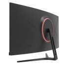 CRUA 30" Curved Gaming Monitor, 144Hz/200Hz Computer Monitor, WFHD(2560 * 1080P) 1500R VA Screen, 99% sRGB PC Monitors Support FreeSync, Wall Mount Install(HDMI, DP)- Black