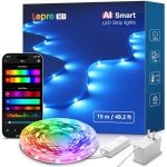 Lepro SE1 Smart LED Strip Lights - 49.2ft RGB