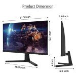 KOORUI 24" FHD 165Hz Gaming Monitor with AdaptiveSync