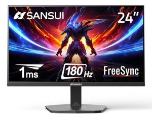 SANSUI 24" 180Hz Gaming Monitor with FreeSync