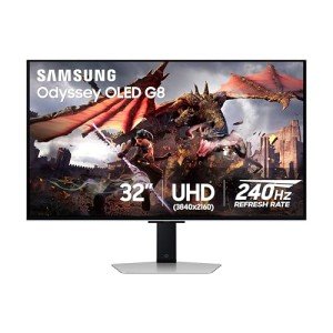 SAMSUNG 32” Odyssey OLED 4K Gaming Monitor