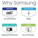 SAMSUNG 32” Odyssey OLED 4K Gaming Monitor