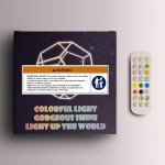 RGB Dodecahedron Gaming Desk Lamp – Colorful Ambiance