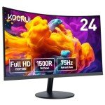 KOORUI 24" Full HD Curved Gaming Monitor