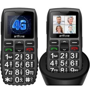 Artfone C1+ 4G Easy Button Phone for Seniors