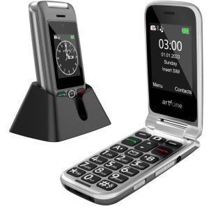 Artfone 4G Senior Flip Phone with SOS Button