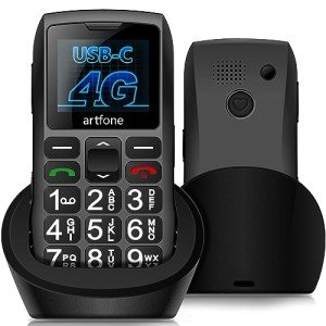 Artfone 4G Big Button Phone for Seniors