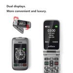 Artfone 4G Senior Flip Phone with SOS Button