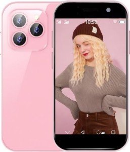 Hipipooo Mini 4G Smartphone for Kids - Cute Pink