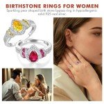 Sterling Silver Ruby Halo Ring for Women