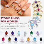 Gold Oval Halo Ruby Engagement Ring for Women