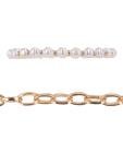 Gold Tone and Faux Pearl Bracelet Set, 4-Piece