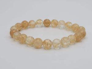 Handmade Citrine Stone Solar Plexus Chakra Meditation Bracelet