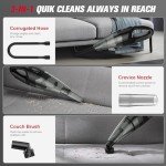Cordless Rechargeable Handheld Vacuum with LED