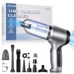 Saker Cordless 3-in-1 Handheld Car Vacuum