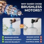 Saker Cordless 3-in-1 Handheld Car Vacuum