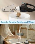 Powools Cordless Handheld Vacuum Cleaner - High Power