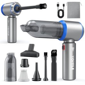 Yomile Mini Handheld Vacuum & Air Duster Combo