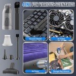 Yomile Mini Handheld Vacuum & Air Duster Combo