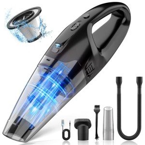 Cordless Rechargeable Handheld Vacuum with LED