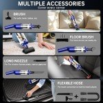 Cordless Handheld Vacuum with Powerful 16000Pa Suction