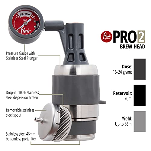Flair Espresso Maker PRO 2 - Manual Lever Black