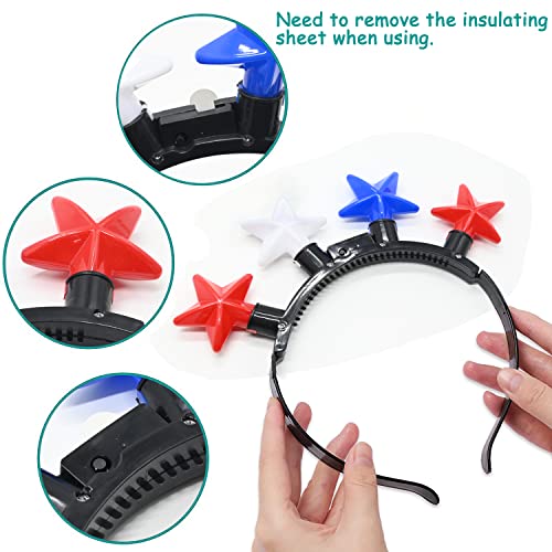 Patriotic Party Bundle with Headbands, Necklaces & Flags