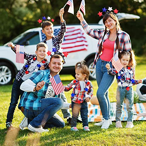 Patriotic Party Bundle with Headbands, Necklaces & Flags