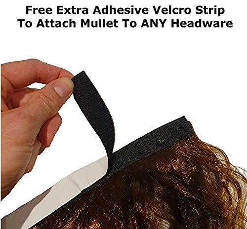 All American Mullet Hat Wig for 4th July