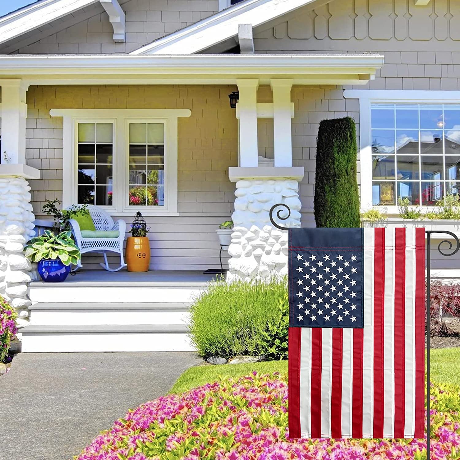 Outdoor Patriotic Garden Flag