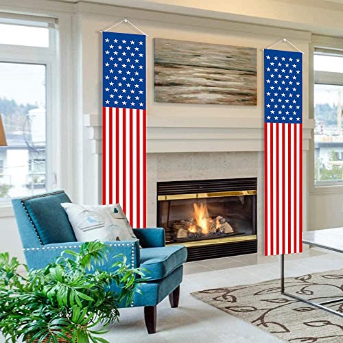 Patriotic Porch Sign for Independence Day