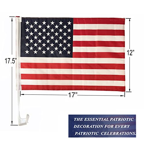 4th of July Car Flag Set (12)