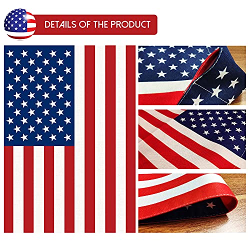 Patriotic Garden Flags, Double-Sided, Vibrant Colors