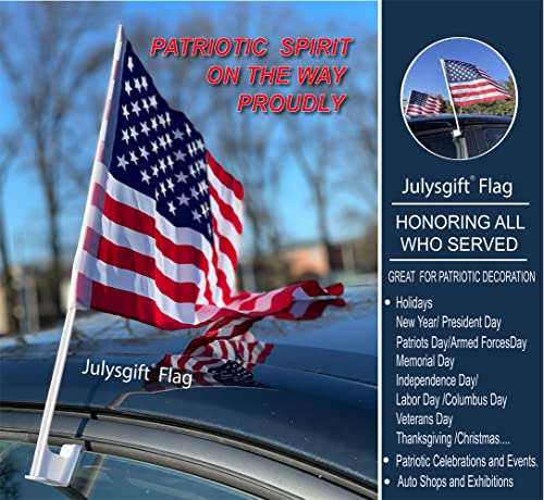 4th of July Car Flag Set (12)
