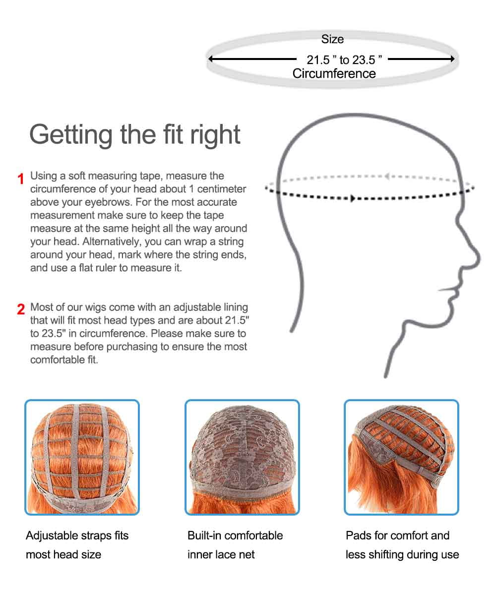 Premium Celebrity Patriotic Wig