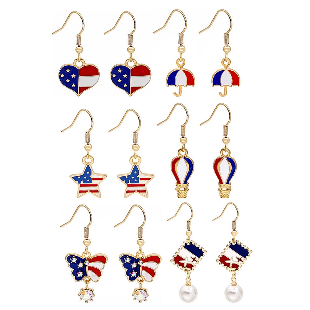 Patriotic Jewelry Set for July 4th