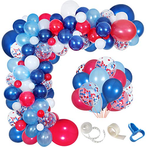 139-Piece 4th of July Balloon Garland Kit