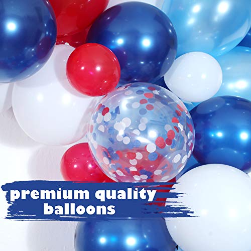 139-Piece 4th of July Balloon Garland Kit
