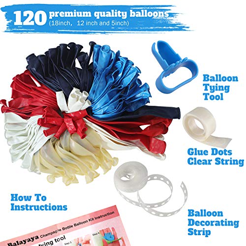 139-Piece 4th of July Balloon Garland Kit