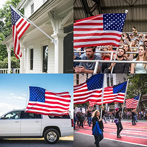 5ft Tangle-Free American Flagpole Kit