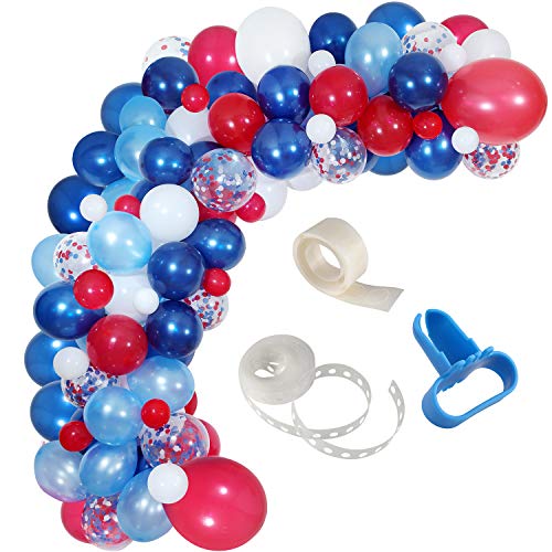 139-Piece 4th of July Balloon Garland Kit