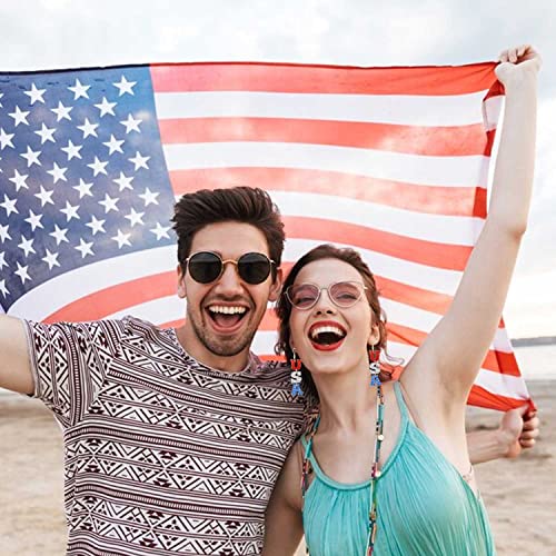 Patriotic Acrylic Earrings for Independence Day