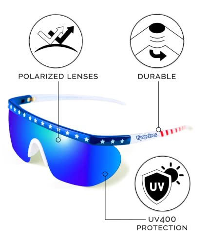 USA Patriotic Sunglasses for Men - Tipsy Elves