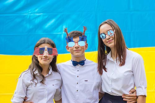Patriotic Party Sunglasses - 6 Pack