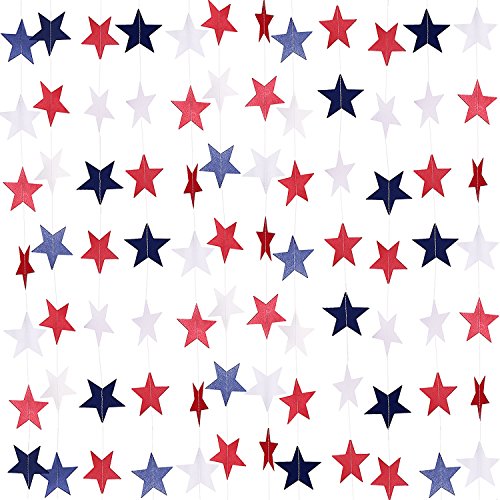 Patriotic Star Streamers for Holidays & BBQs