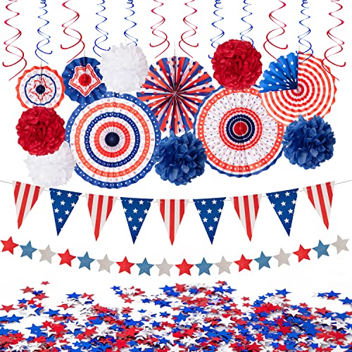 29 Piece Patriotic Decoration Set for July 4th
