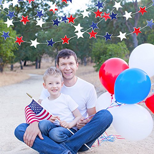 Patriotic Star Streamers for Holidays & BBQs