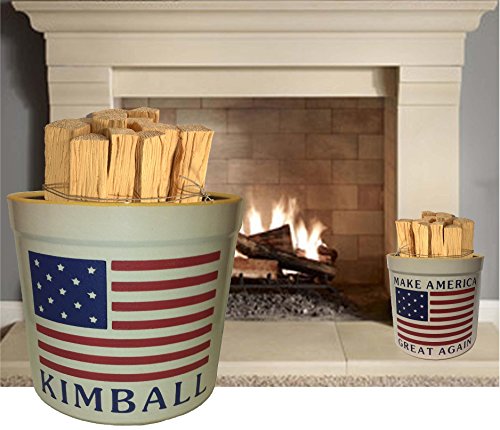 2 Gallon Personalized Stoneware Crock - American Flag