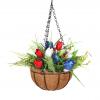 Metal Planter Basket for 4th of July Decor